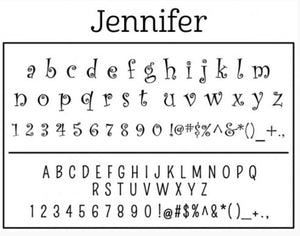 Personalized Stamper-Jennifer Design