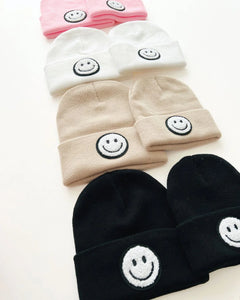 Smile Beanie for Baby and Toddler-Black