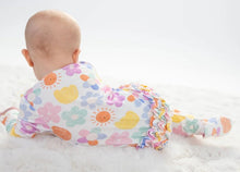 Footie 2 Way Zipper Ruffle Back , Angel Dear- Happy Suns