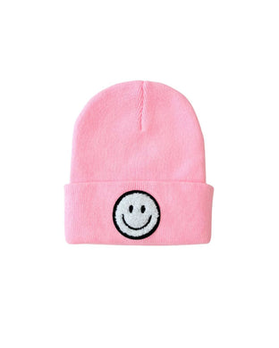 Smile Beanie for Baby and Toddler-Pink