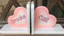 Book Ends-Airbrush Hearts
