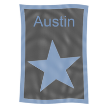 Single Star &amp; Name Blanket