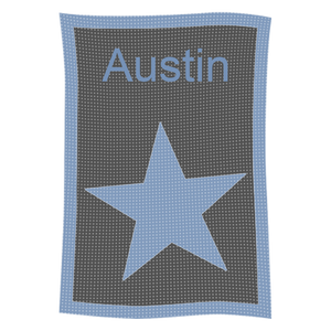 Single Star &amp; Name Blanket