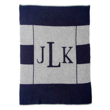 Multi Stripe Monogram Blanket