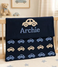 Cars Name Cotton Knit Double Blanket