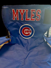 Beach/Stadium/Camp Chair for Kids-Personalized with Cubs or any TeamLogo and Umbrella