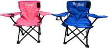 Beach/Stadium/Camp Folding Chair with Umbrella for Kids- Blue