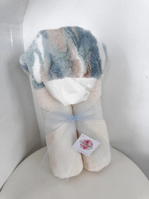 Plush Hooded Towel -Rip Tide
