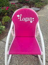 Rockers  by Hoohobbers- Hot Pink with White