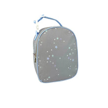 Insulated Lunch Tote-Grey with Little Stars