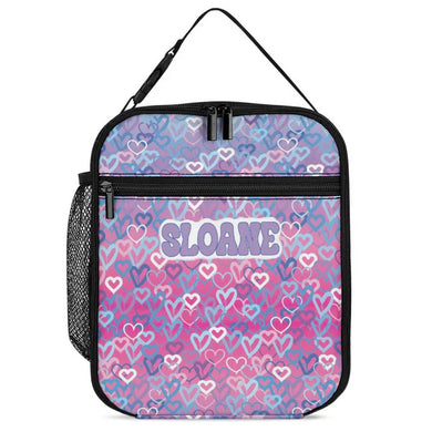 Insulated Lunch Box Ombre Hearts