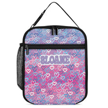 Insulated Lunch Box Ombre Hearts