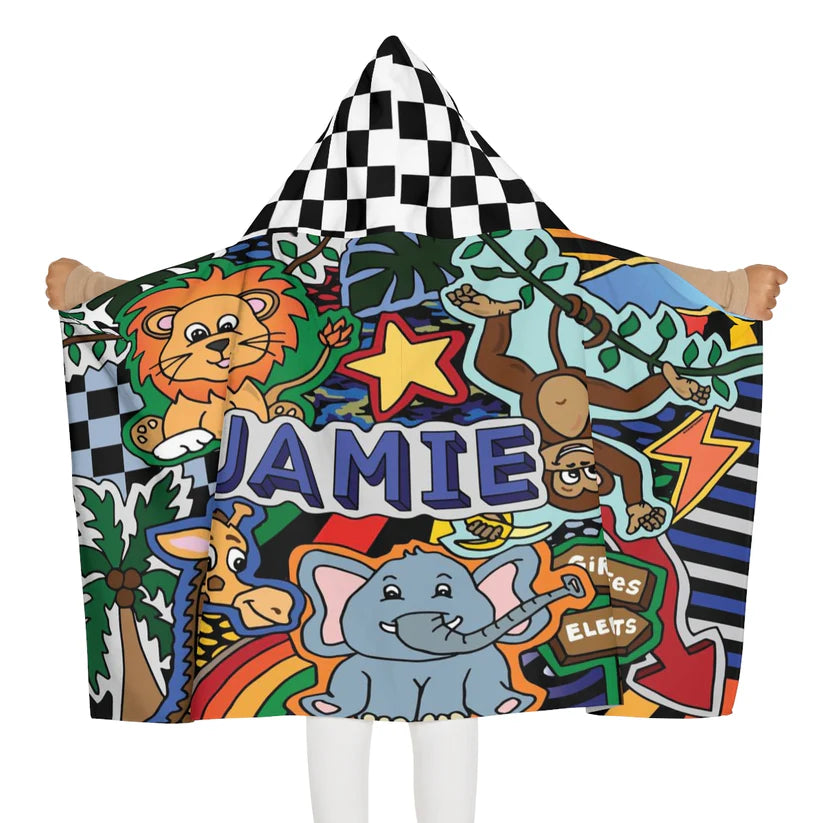 Hooded Towel - Wild Animal Adventure