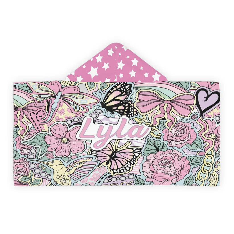 Hooded Towel - Flowers For All