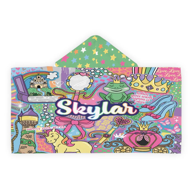 Hooded Towel - Pretty Princess