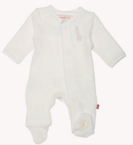 Magnetic Me Velour Footie Rainbow Dreams