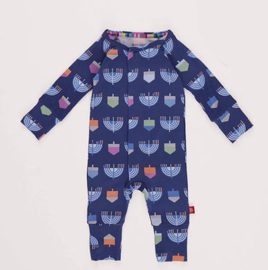 Magnetic Me Velour Footie Chanukah