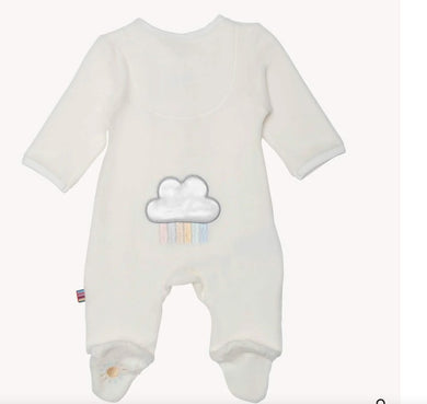 Magnetic Me Velour Footie Rainbow Dreams