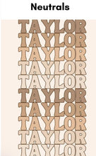 Blanket- Repeat Name in Neutrals