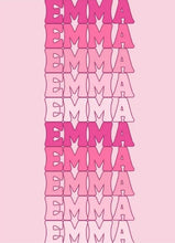 Blanket- Repeat Name in Pinks