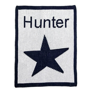 Single Star & Name Blanket
