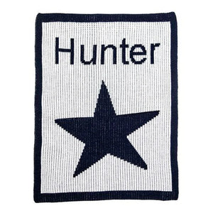 Single Star &amp; Name Blanket