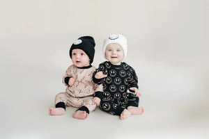 Smile Beanie for Baby and Toddler-Black