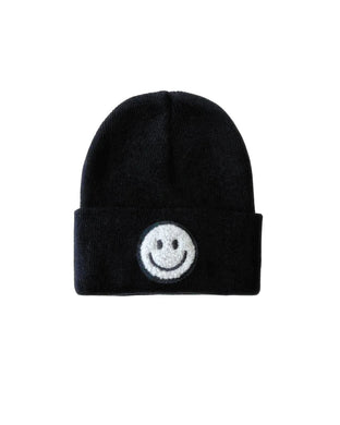 Smile Beanie for Baby and Toddler-Black