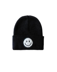 Smile Beanie for Baby and Toddler-Black
