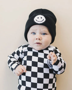 Smile Beanie for Baby and Toddler-Black