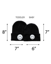 Smile Beanie for Baby and Toddler-Black