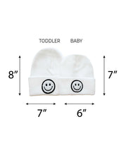 Smile Beanie for Baby and Toddler-White