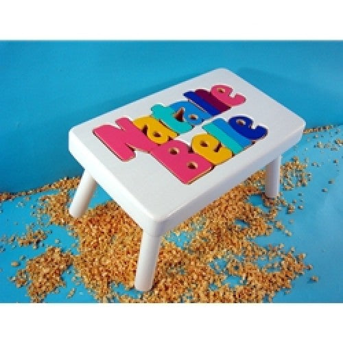 Step Stool White Two Names