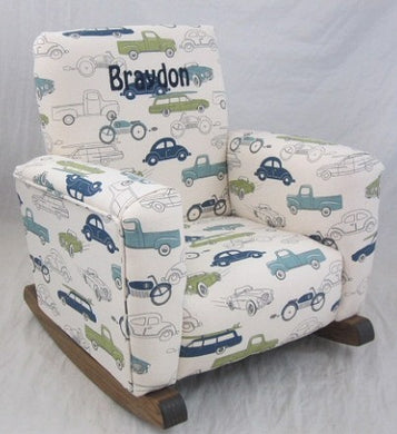 Upholstered Rocker Retro Ride