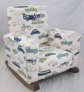 Upholstered Rocker Retro Ride
