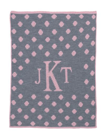 Butterscotch Blankets-Dotted Monogram