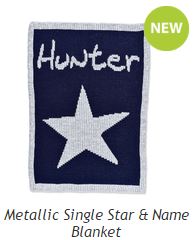 Single Star &amp; Name Blanket