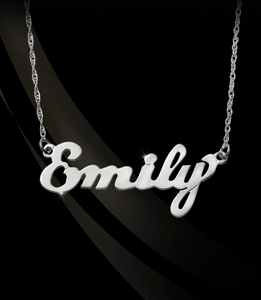 Necklace-Small Script Name