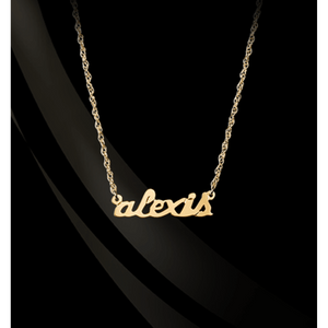 Necklace--Petite Lowercase name necklace