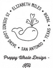 Personalized Stamper-Preppy Whale