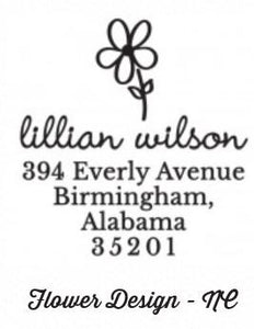 Lillian Personalized Name Stamp