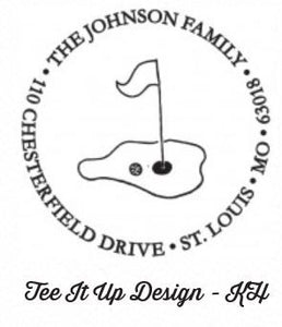 Personalized Stamper- Golf