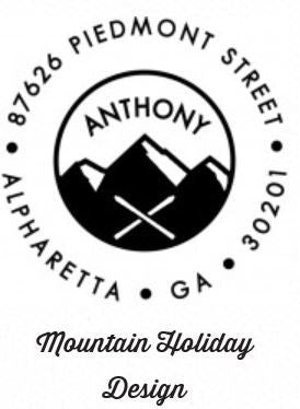 Personalized Stamper-Mountains