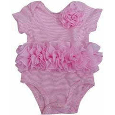 Onesie-Pink Stripe