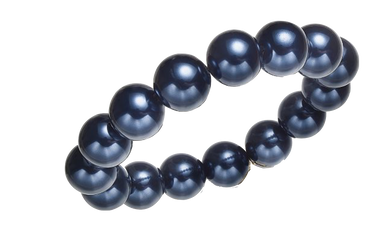 Navy Pearl Bracelet