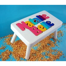 Stools-White Name Puzzle (Click to see more options)
