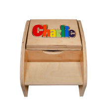 Two Step Name Puzzle Stool without Handles