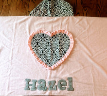 Hooded Toddler Towel - Hearts, Flowers, Rainbows and LOVE  (Click to See More)