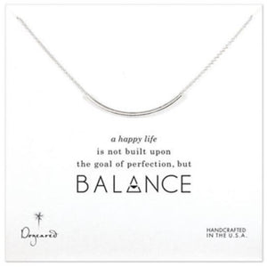 Necklace-Dogeared Sterling Silver Balance Tube Necklace