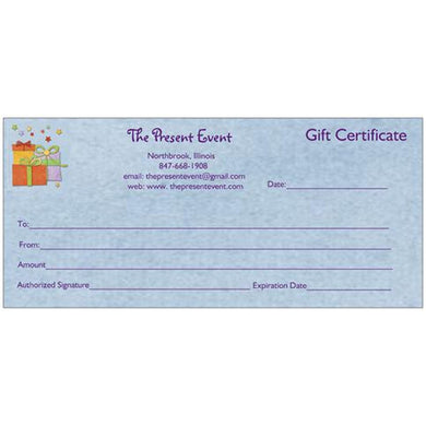 Gift Certificate